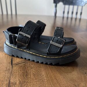 Dr. Martens Black Kids Sandals